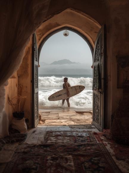 Morocco surfing travel overview in Morocco